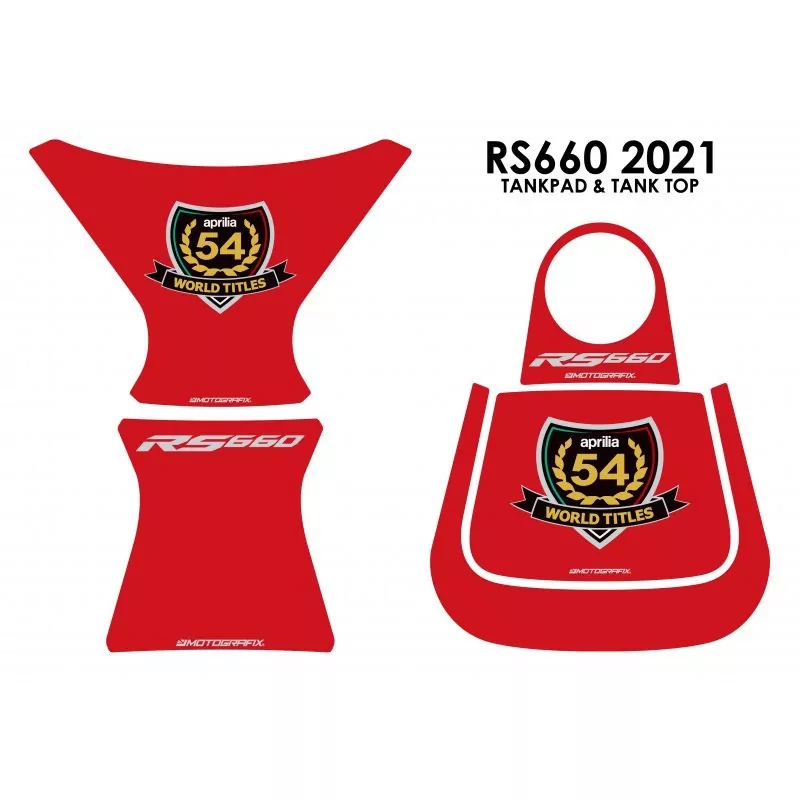 Aprilia RS 660 3D Gel Motografix Tank Pad Protector TA026FRR