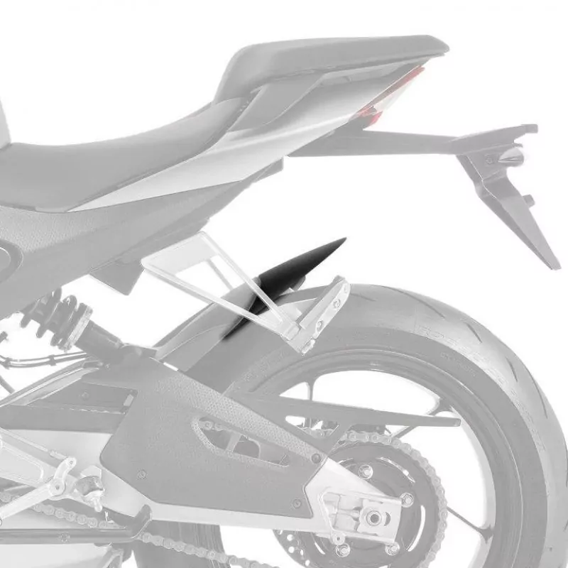 Pyramid Hinterradabdeckung Verlängerung Schwarz Matt Aprilia RSV 4 / Tuono V4 2021-