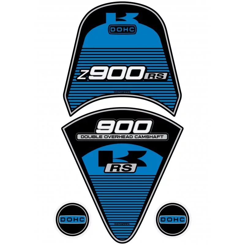 Motografix Kawasaki Z 900 RS 3D Gel Tank Pad Protector TK026B