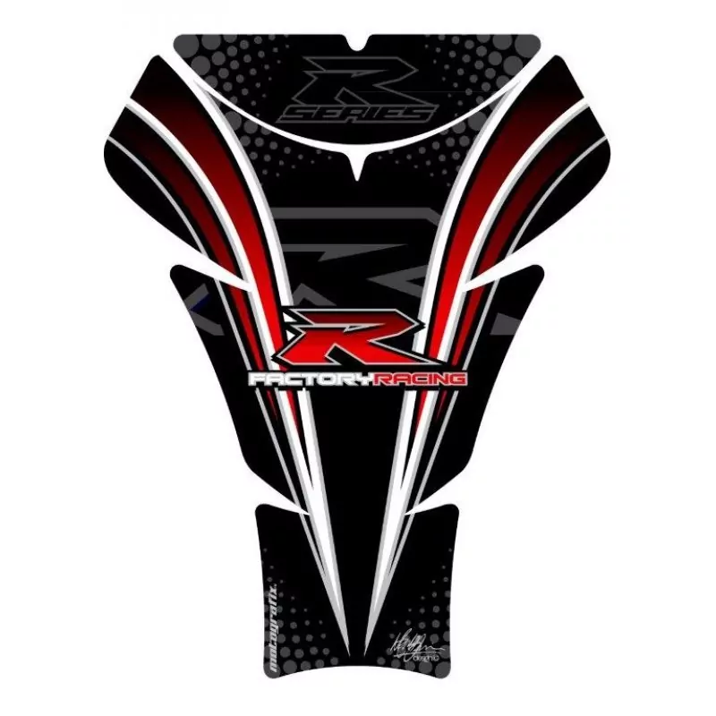 Motografix Suzuki GSX-R 600 750 1000 3D Gel Tank Pad Protector TS020KR