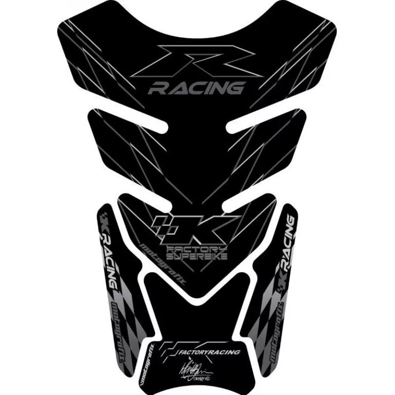 Motografix Kawasaki ZX- 6 / 7 / 10 R 3D Gel Quad Tank Pad Protector TK008K