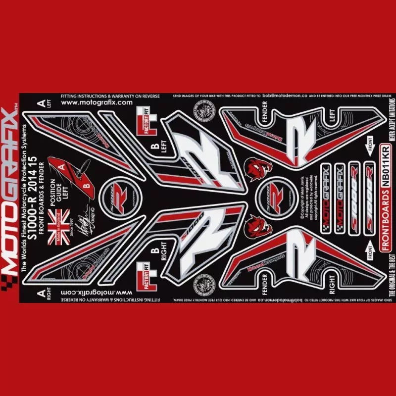 Motografix Steinschlagschutz vorn BMW S 1000 R 2014-2016 NB011KR