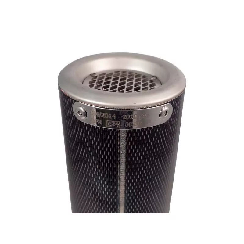 Voge Valico 500 2021-2022, M3 Poppy, Homologated legal slip-on exhaust including removable db killer and link pipe