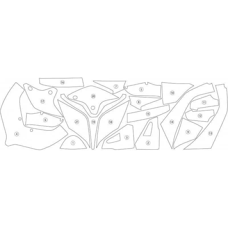 R&G Steinschlagschutz Second Skin für Ducati Panigale V4 / V4S 2018-2020