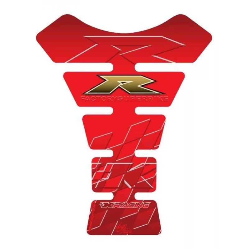 Motografix Kawasaki ZX- 6 / 7 / 10 R 3D Gel Quad Tank Pad Protector TK005R