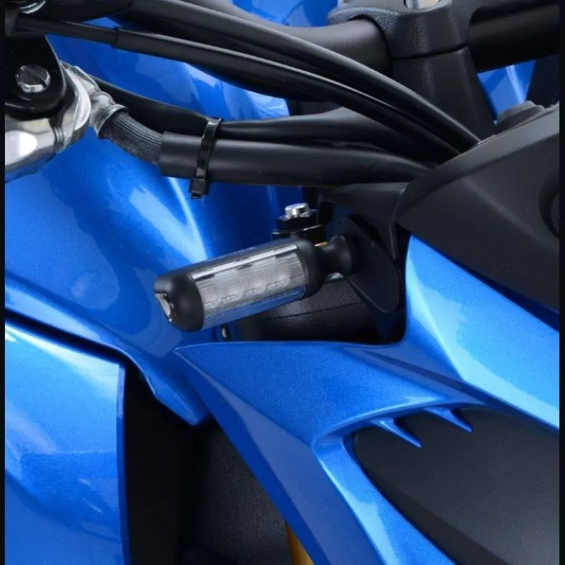 R&G Micro Blinker Adapter Set vorn Suzuki GSX-S 1000 2015-2020 / SV 650 X 2018-