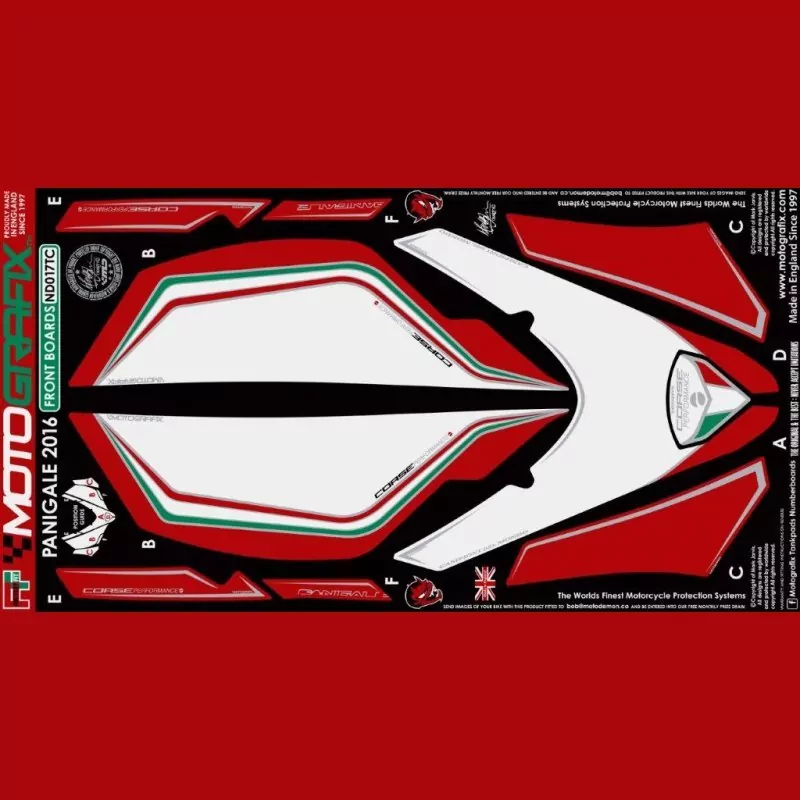 Motografix Steinschlagschutz vorn Ducati 959 / 1299 Panigale ND017TC