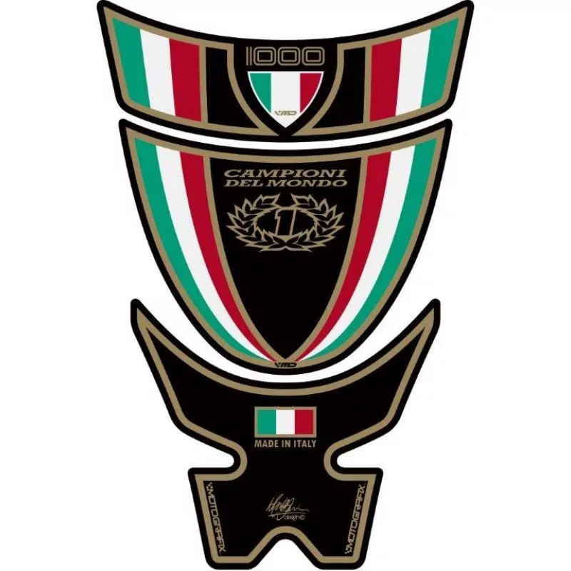 Ducati Sport Classic 1000 Motografix 3D Gel Tank Pad Protector TDSCITA