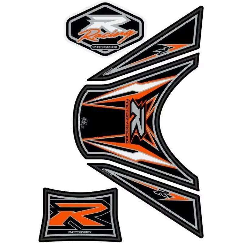 Motografix Racing Suzuki GSX-R 1000 3D Gel Tank Pad Protector TS025O