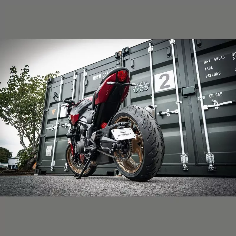 Evotech Kennzeichenhalter seitlich Triumph Trident 660 | 800 2026- (Schwingenmontage)