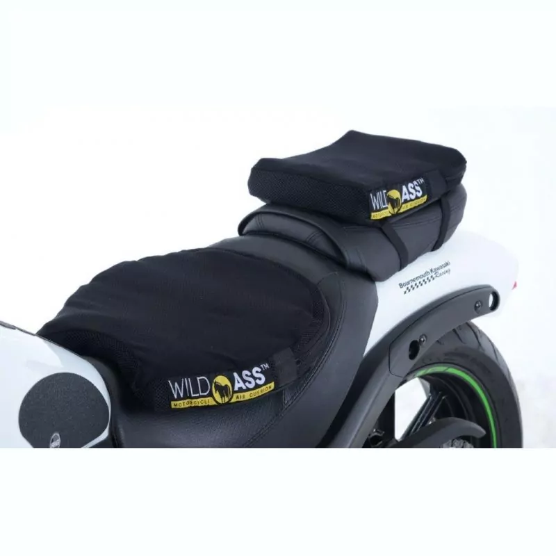 WILD ASS Comfort Touring Sitzkissen Sozius Lite / Air Gel / Classic Neoprene 22cm x 29cm x 5cm