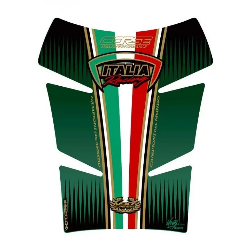 Ducati Corse V90° Motografix 3D Gel Tank Pad Protector TD008G