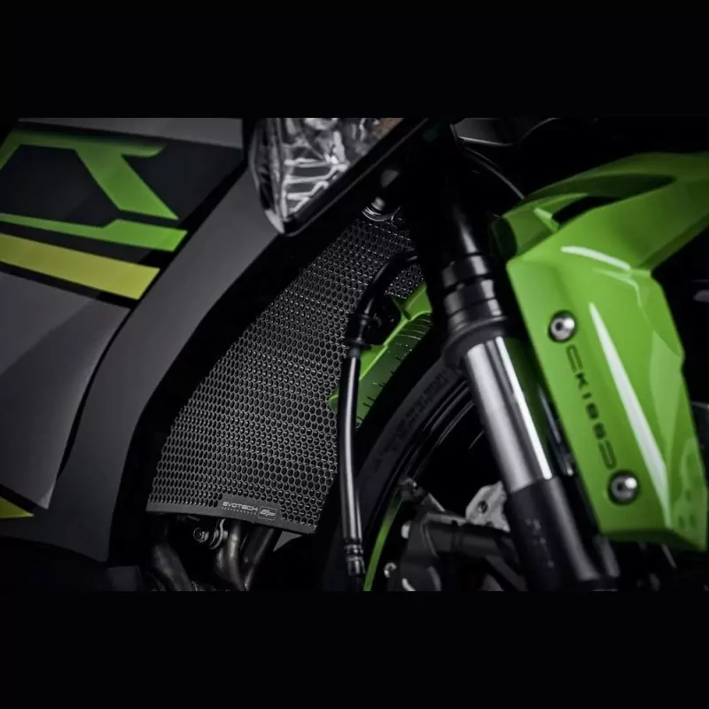 Evotech Kühlerschutz Gitter Kawasaki ZX-6R 2009-2012 | ZX-6 R 636 2013-