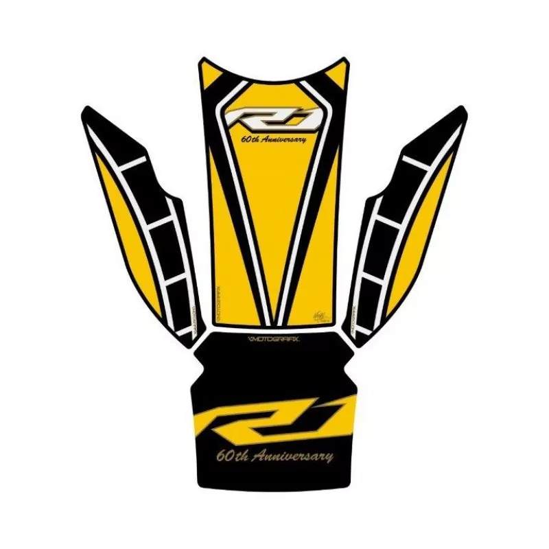 Motografix Yamaha YZF R1 2015- 3D Gel Tank Pad Protector TY026Y