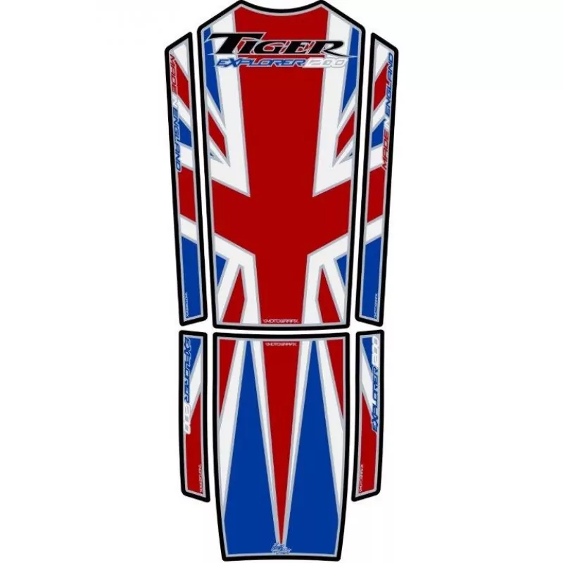 Motografix Triumph Tiger Explorer 1200 3D Gel Tank Pad TT019UJ