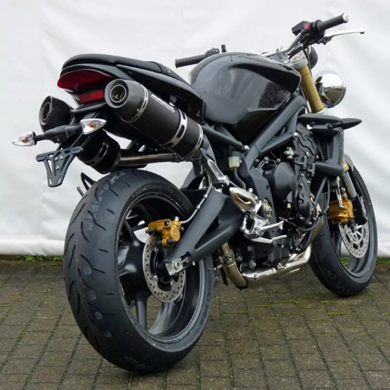 Bodis Oval Tec Auspuff Triumph 675 Street Triple 2007-2012