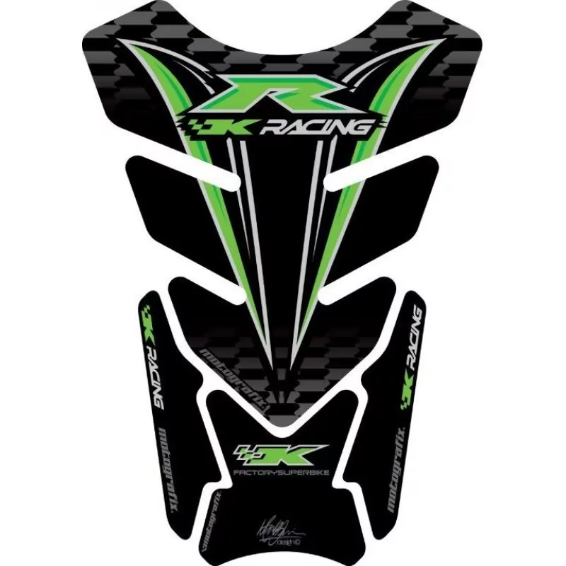 Motografix Kawasaki ZX- 6 / 7 / 10 R 3D Gel Quad Tank Pad Protector TK012GK