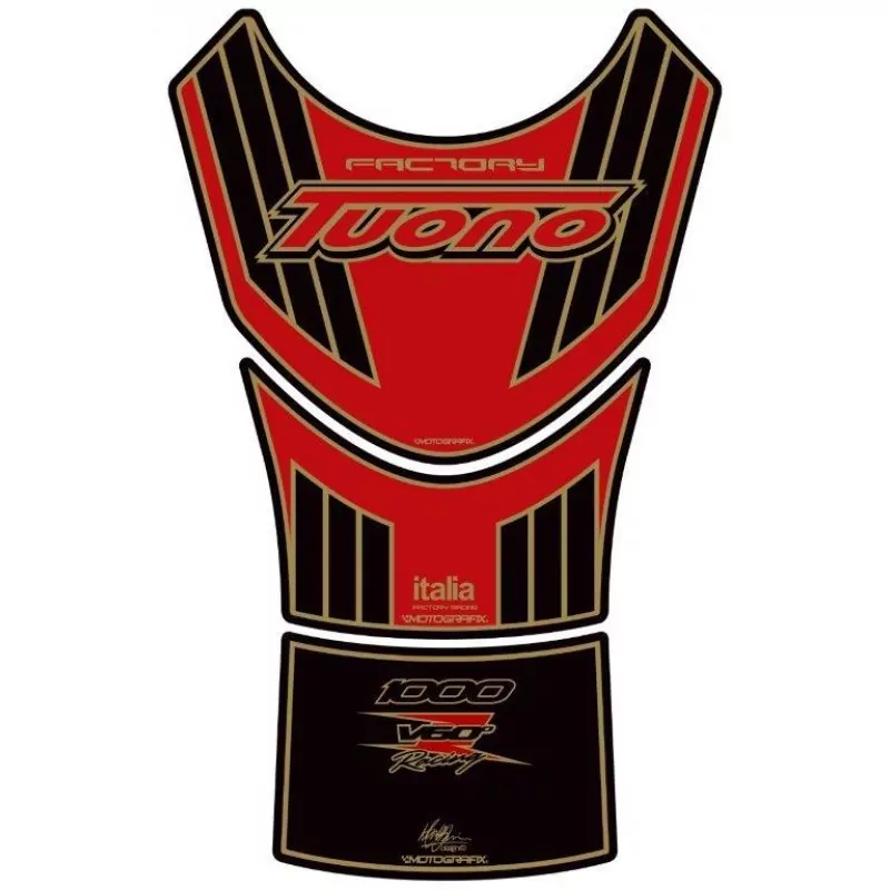 Aprilia Tuono 1000 V60° Motorcycle Tank Pad Motografix 3D Gel Protector TA022RKA