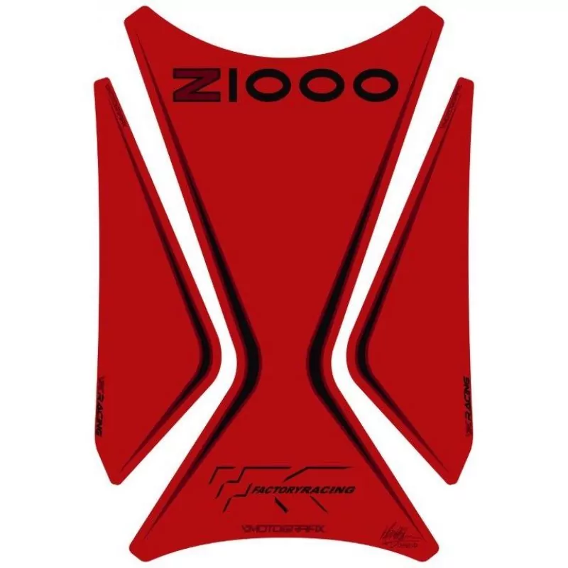 Motografix Kawasaki Z 1000 2003-2009 3D Gel Tank Pad Protector TK022R
