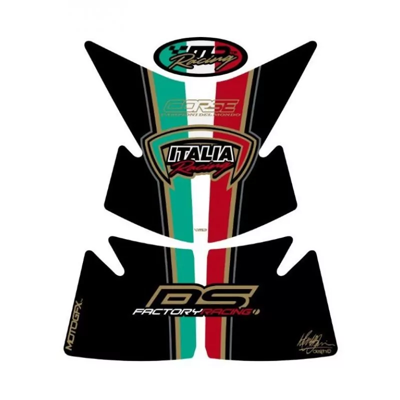 Ducati Multistrada DS Corse Motografix 3D Gel Tank Pad Protector TD012K