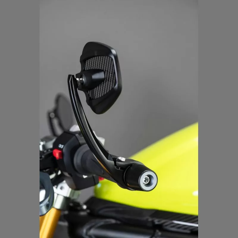 Lightech Aluminium Lenkerenden Spiegel Paar Carbon