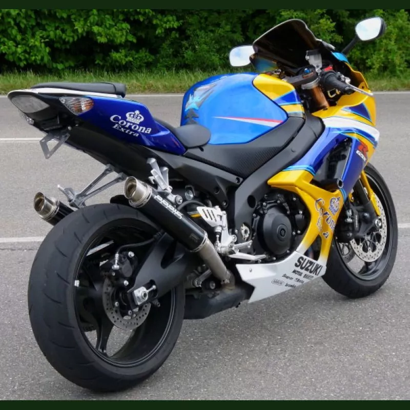Bodis GP1 schwarz Auspuff Suzuki GSX-R 1000 2007-2008