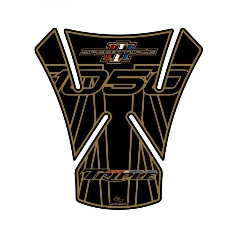 Motografix Triumph Speed Triple 1050 3D Gel Tank Pad Protector TT017K1