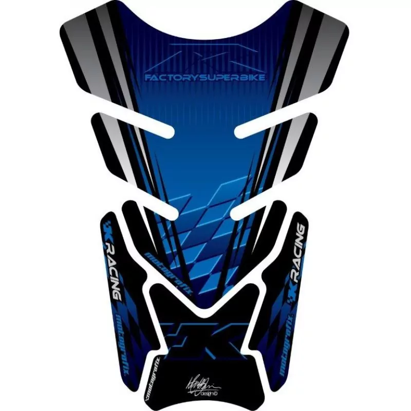Motografix Kawasaki ZX- 6 / 7 / 10 R 3D Gel Quad Tank Pad Protector TK010B