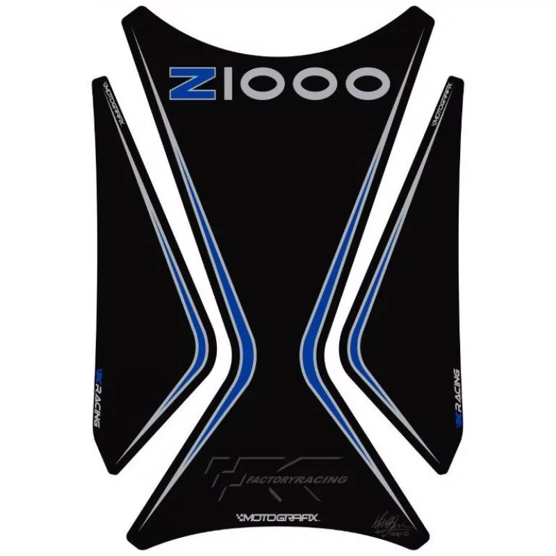 Motografix Kawasaki Z 1000 2003-2009 3D Gel Tank Pad Protector TK022KB