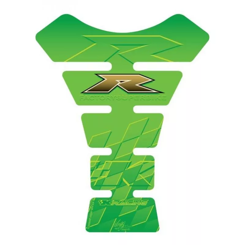 Motografix Kawasaki ZX- 6 / 7 / 10 R 3D Gel Quad Tank Pad Protector TK005G