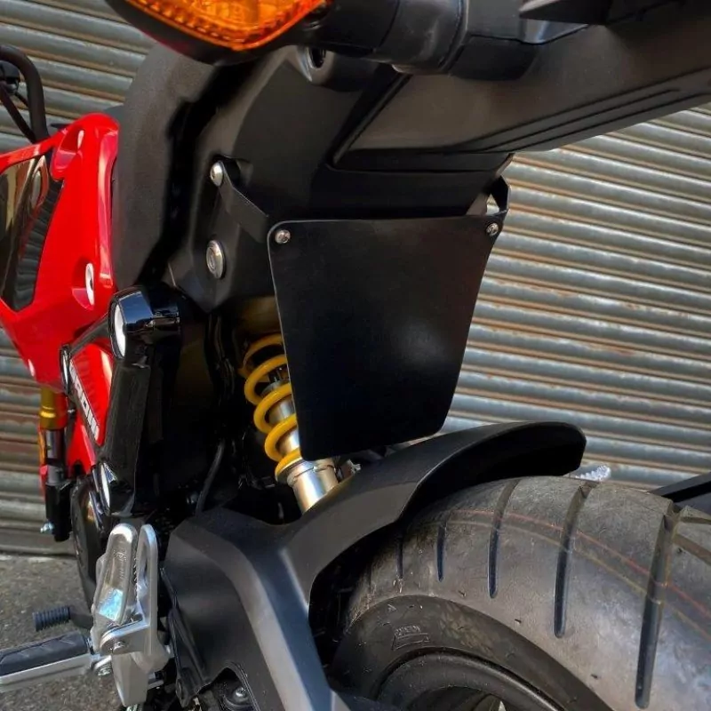 Pyramid Federbein Schutz Platte Schwarz Matt Honda MSX 125 2021-