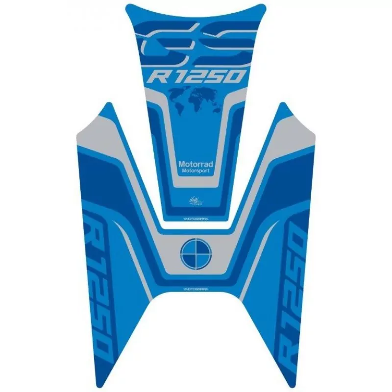 BMW R 1250 GS 2018- Motografix 3D Gel Tank Pad Protector TB037BBS