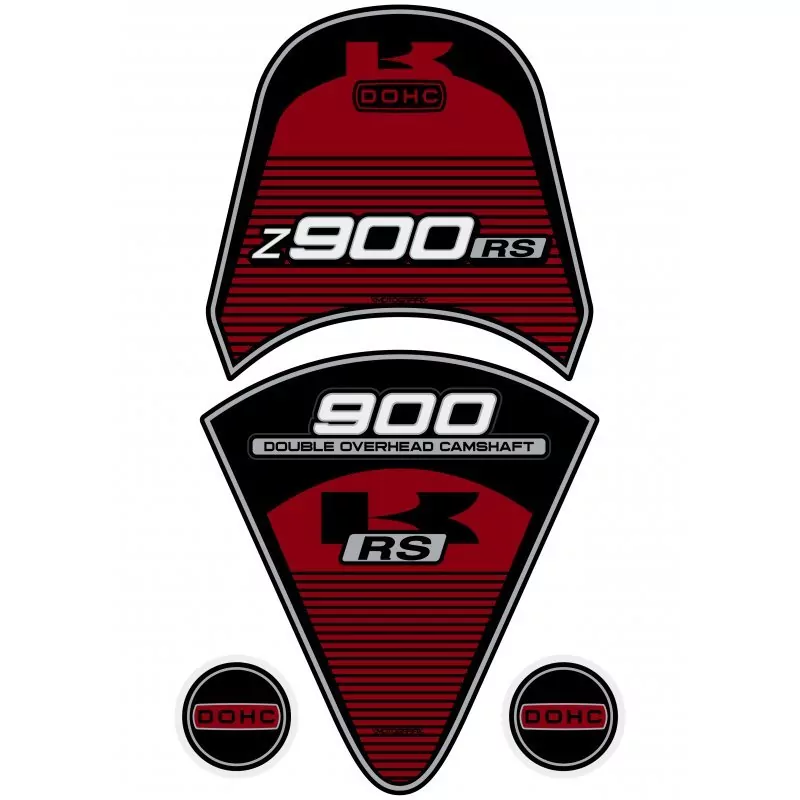 Motografix Kawasaki Z 900 RS 3D Gel Tank Pad Protector TK026BG