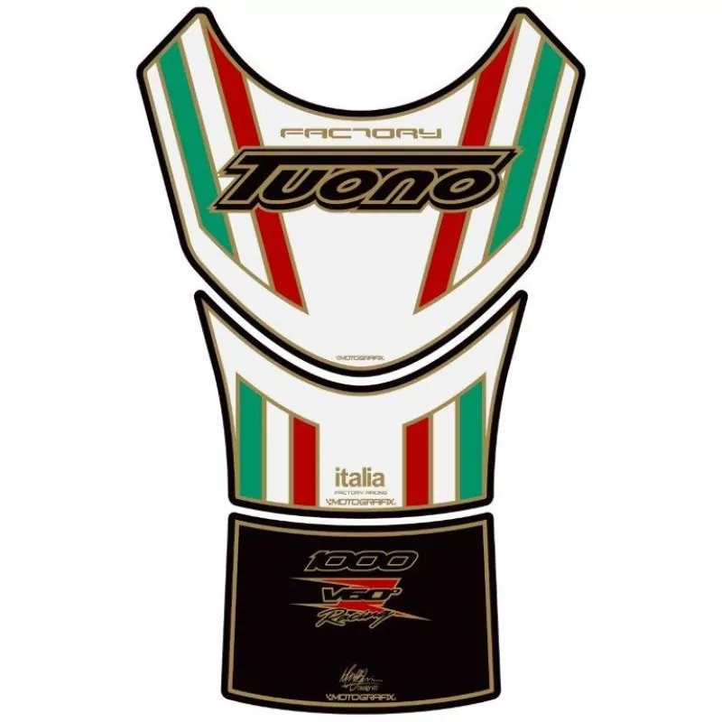 Aprilia Tuono 1000 V60° Motorcycle Tank Pad Motografix 3D Gel Protector TA022WA