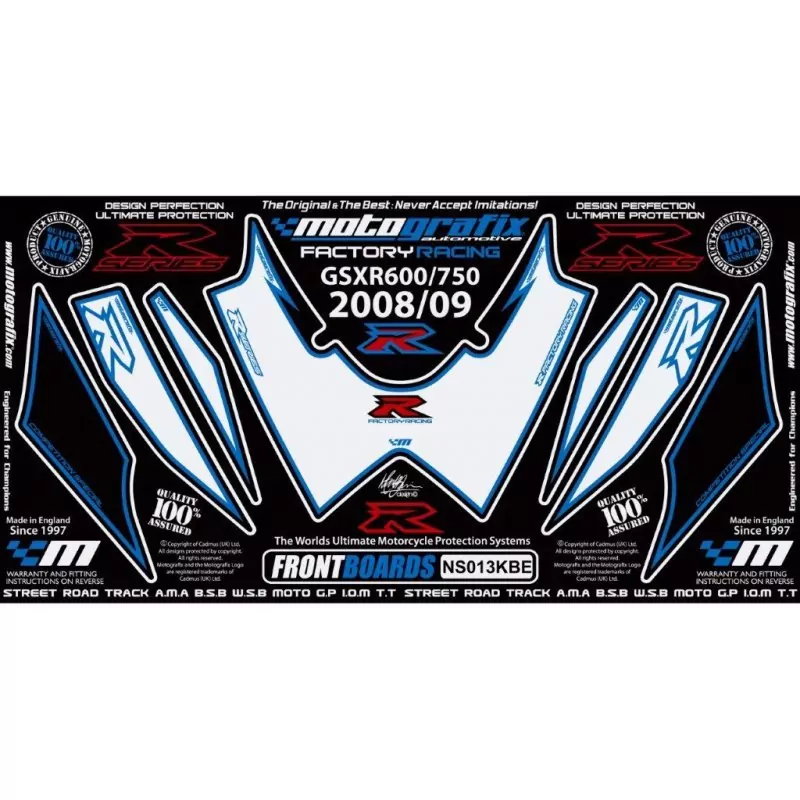 Motografix Steinschlagschutz vorn Suzuki GSX-R 600 / 750 2008-2010 NS013KBE