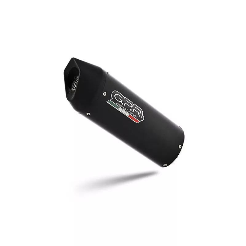 Suzuki Sv 650 A  2021-2023, Furore Evo4 Nero, Homologated legal slip-on exhaust including removable db killer and link pipe