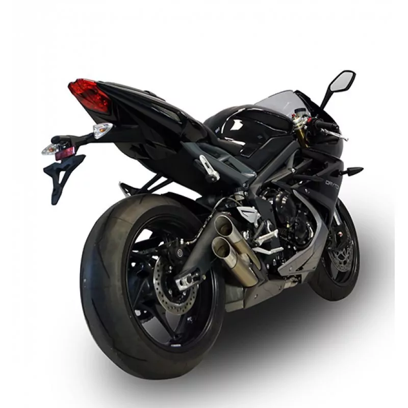 Bodis Duobolico Endschalldämpfer Triumph Daytona 675 13-