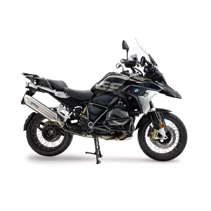 GPR Exhaust für Bmw R 1250 Gs -Adventure 2021-2024, Furore-X Acciaio Inox, Homologated legal slip-on exhaust including removable