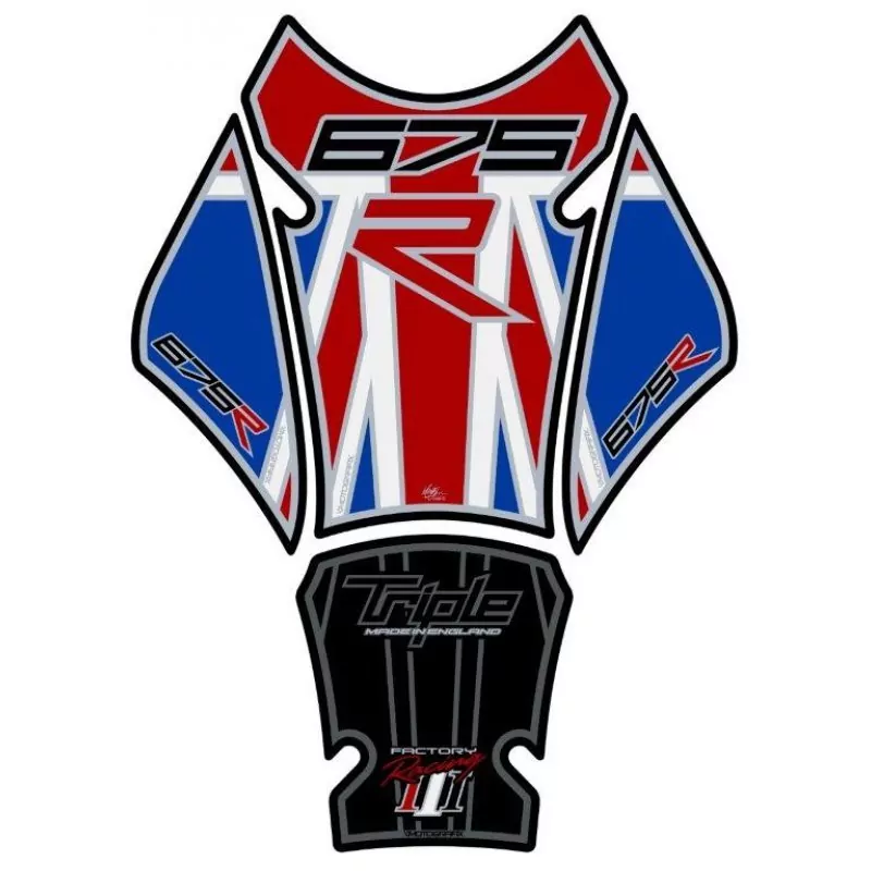 Motografix Triumph Triple 675 R 3D Gel Tank Pad Protector TT021UJ