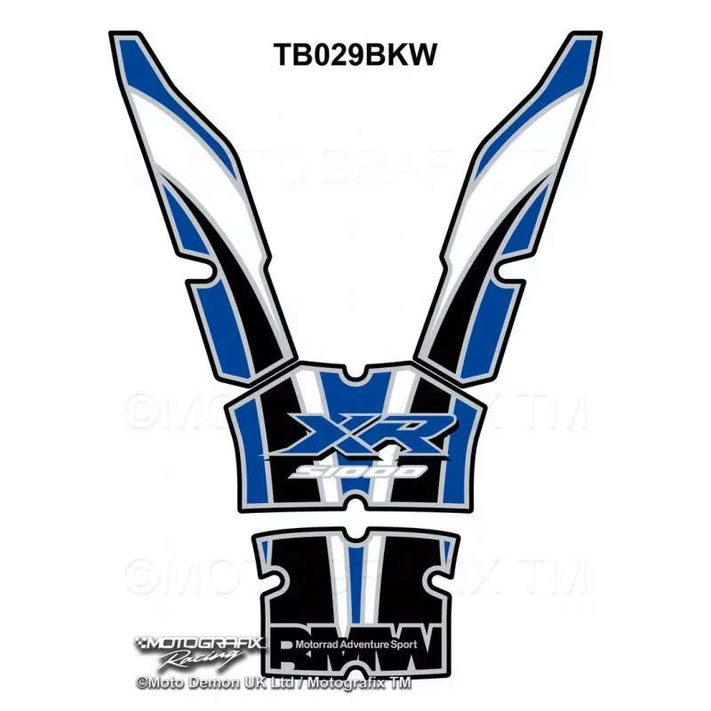 Motografix BMW S 1000 XR Motografix 3D Gel Tank Pad Protector TB029BKW