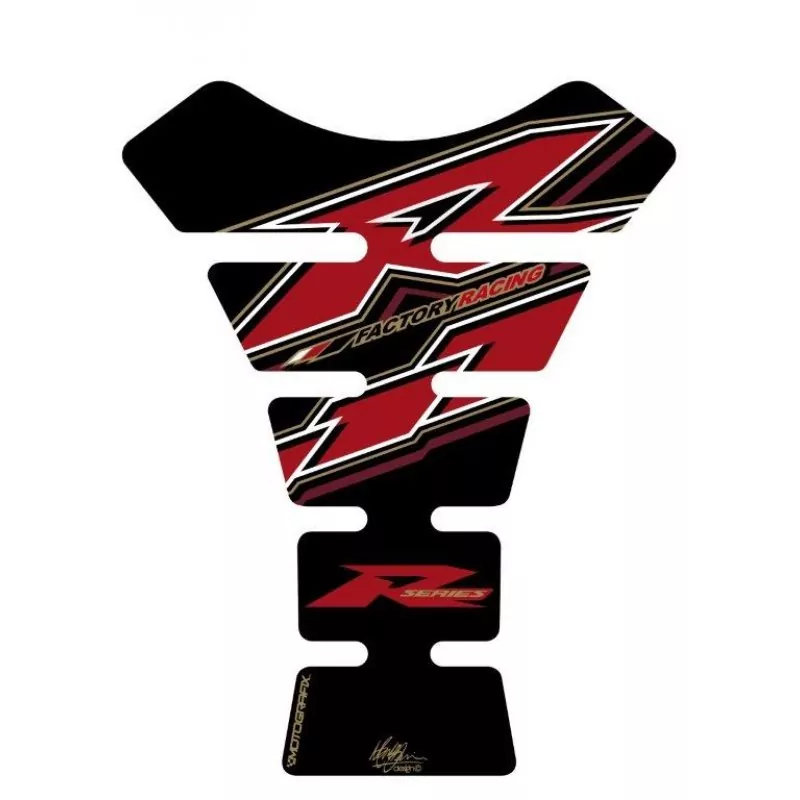 Motografix Yamaha YZF R6 / R1 / R25 / R3 3D Gel Tank Pad Protector TY002KC