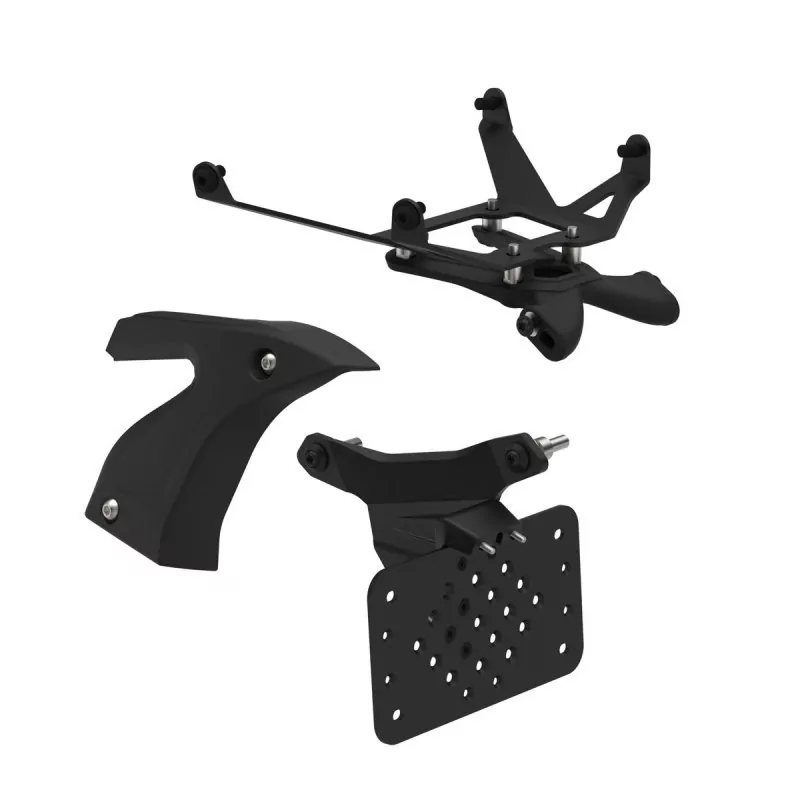 Evotech Kennzeichenhalter seitlich Triumph Trident 660 | 800 2026- (Schwingenmontage)