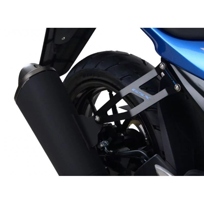 R&G Racing Auspuffhalter Set "BLUE" Suzuki GSX-S 125 / GSX-R 125 2017-