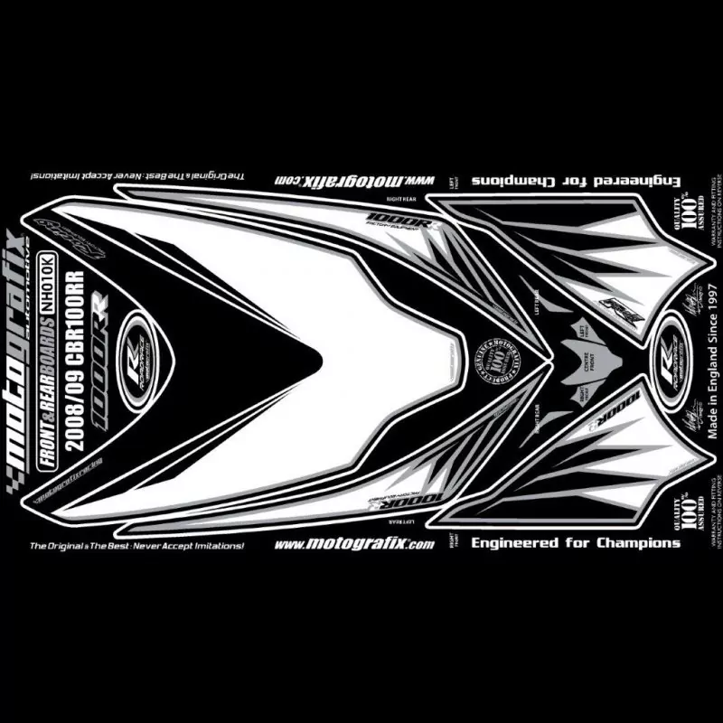 Motografix Steinschlagschutz Set Honda CBR 1000 RR 2008-2011 NH010K