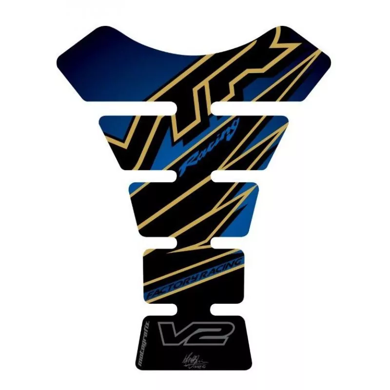 Motografix Honda VTR V2 Racing 3D Gel Tank Pad Protector TH004B