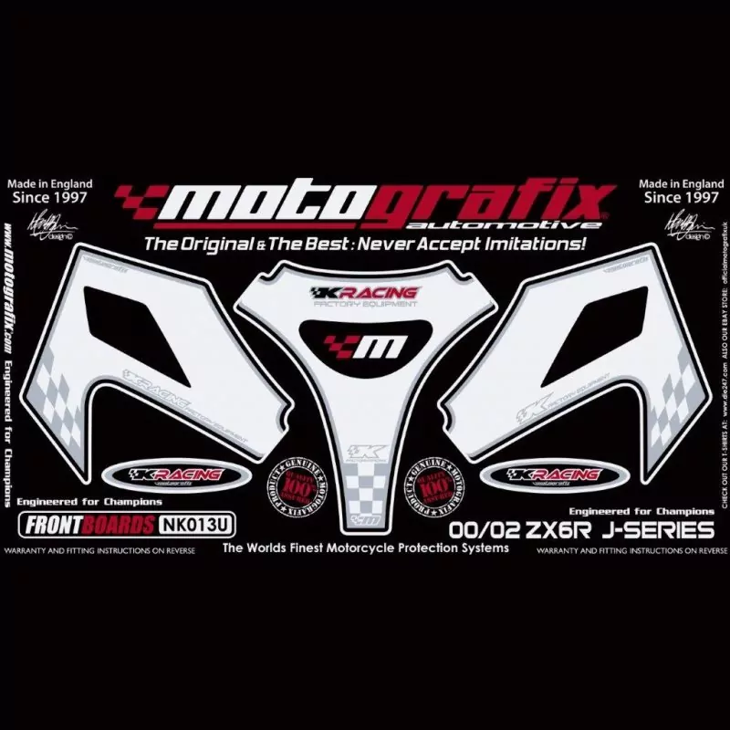 Motografix Steinschlagschutz vorn Kawasaki ZX-6 R 2000-2002 NK013U
