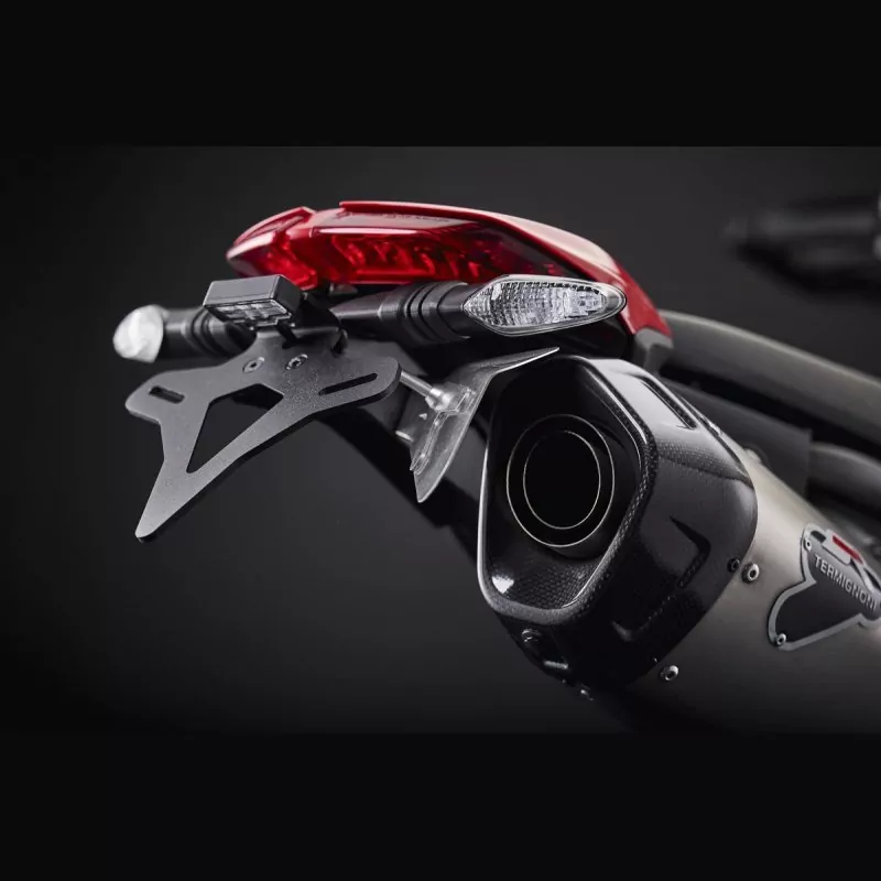 Evotech Kennzeichenhalter Ducati Hypermotard 950 | SP | RVE 2019- (für Termignoni Einzelauspuff)