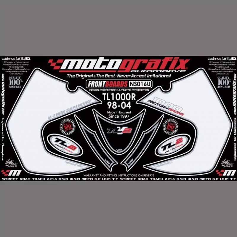 Motografix Steinschlagschutz vorn Suzuki TL 1000 R NS016U