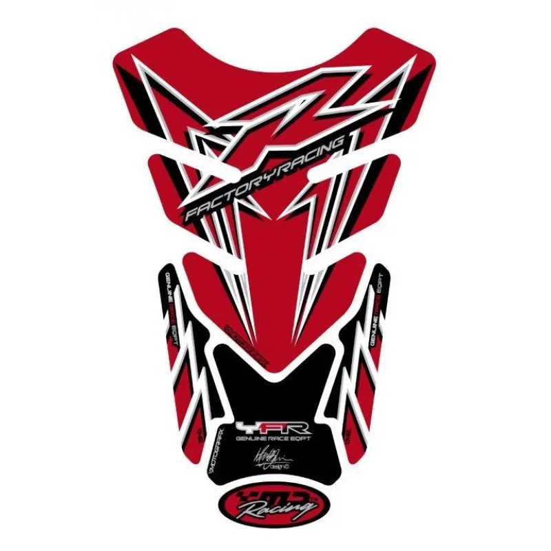 Motografix Yamaha YZF R6 / R1 / R25 / R3 3D Gel Tank Pad Protector TY010R