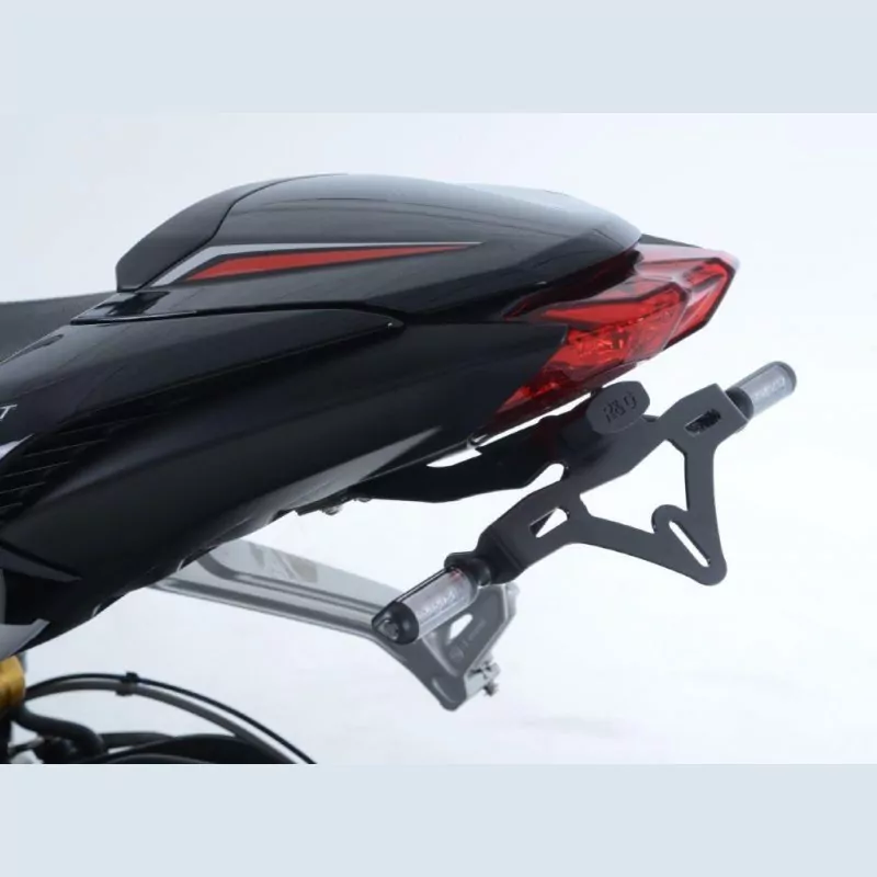 R&G Premium Kennzeichenhalter Triumph Street Triple 765 R / S / RS 2017- / Daytona 765 Moto 2 2020-